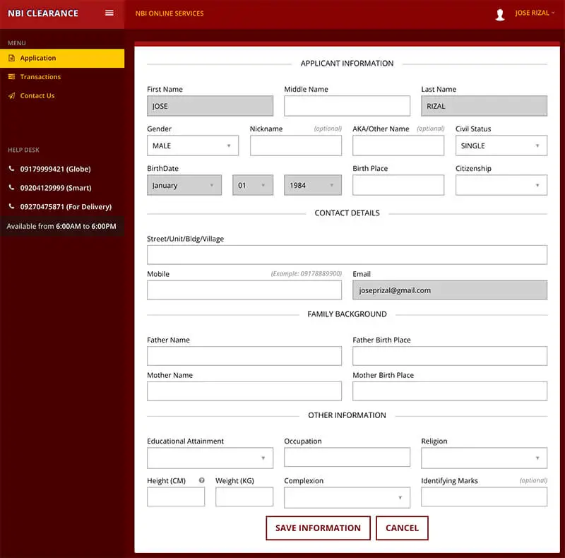 NBI Clearance Online Registration