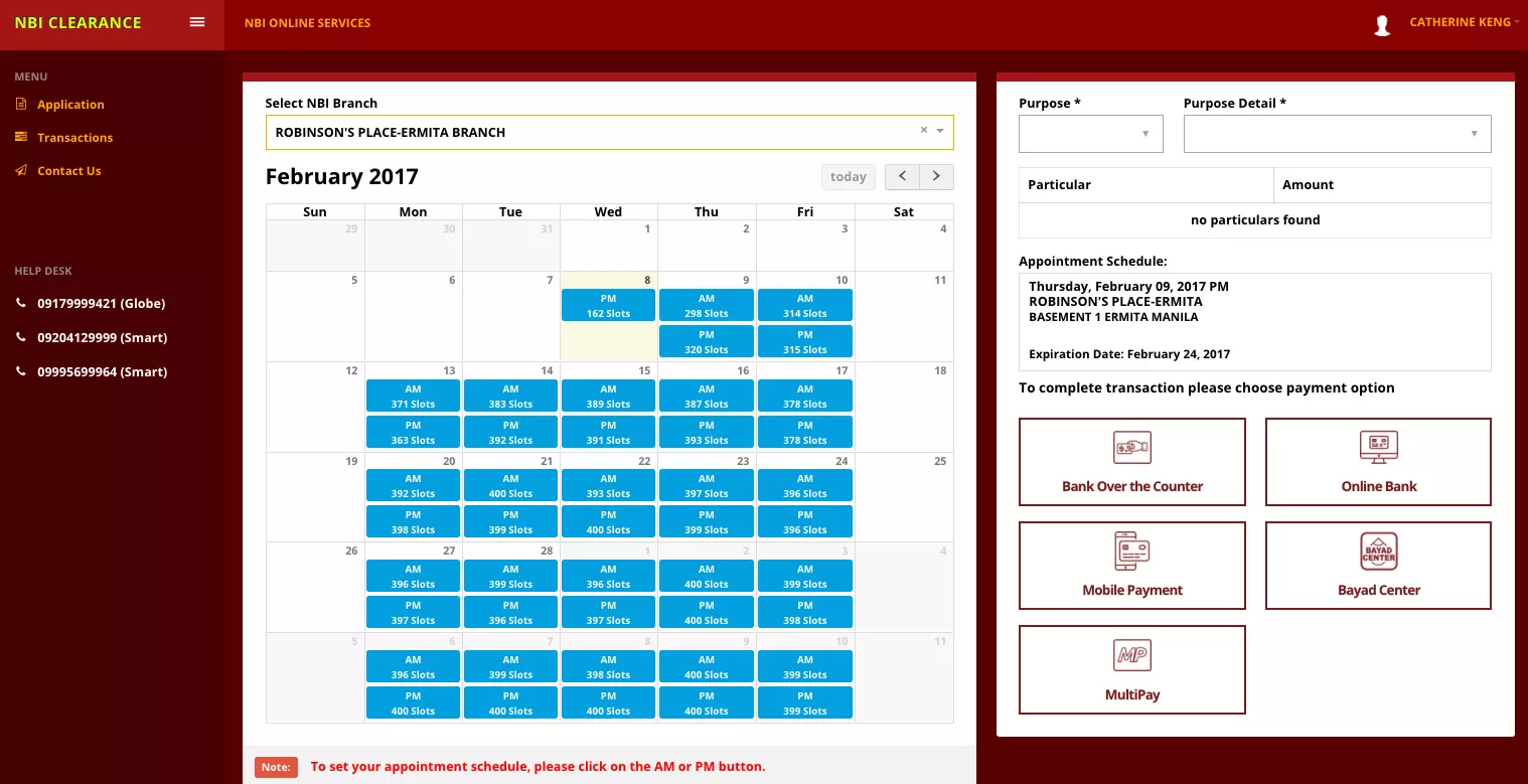NBI Clearance Application Guide Using Online Portal and Expired NBI Clearance NBI Clearance schedule