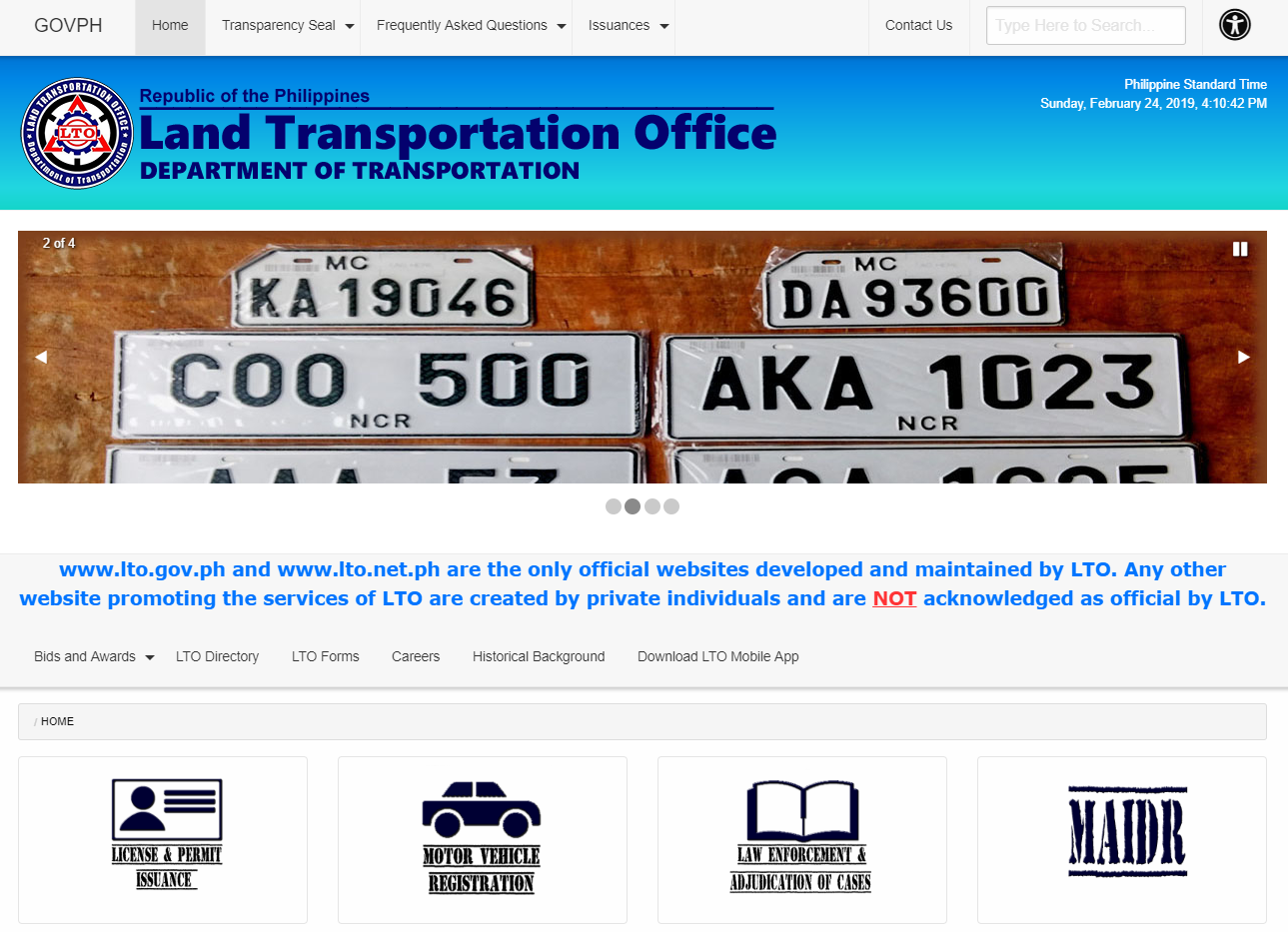 licence plate availability check