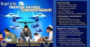 Philippine Air Force Hiring Nurses