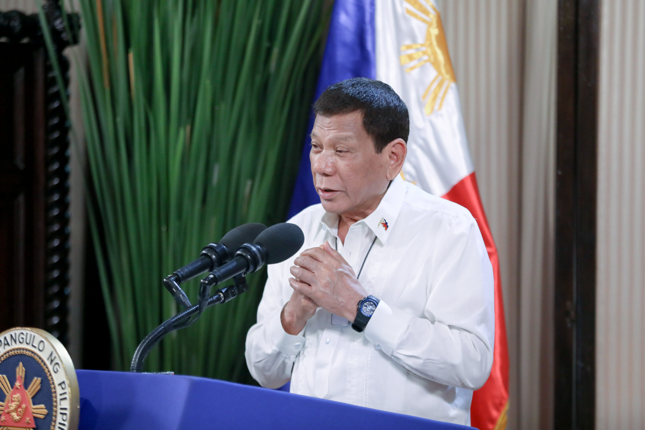 Duterte is not in favor of opening the classes without a vaccine