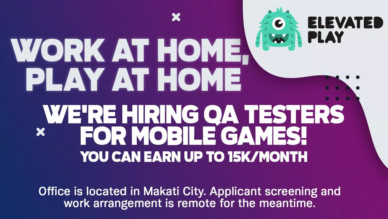 Elevated Play Philippines is Hiring | Work at Home, Play at Home Hiring-Elevated-play