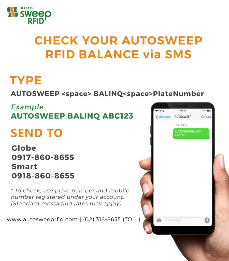 Easy way to Check Autosweep and Easytrip RFID Balance