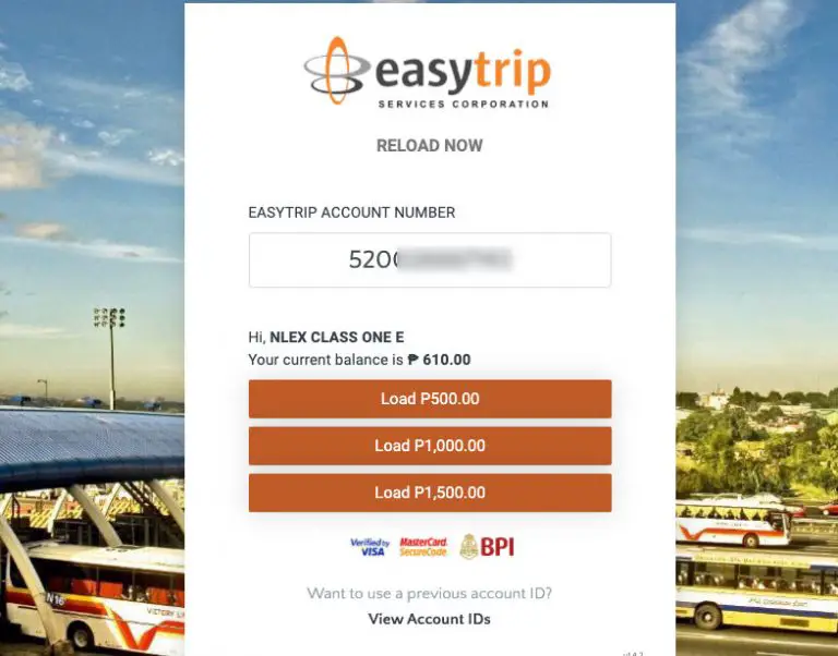 Easy way to Check Autosweep and Easytrip RFID Balance