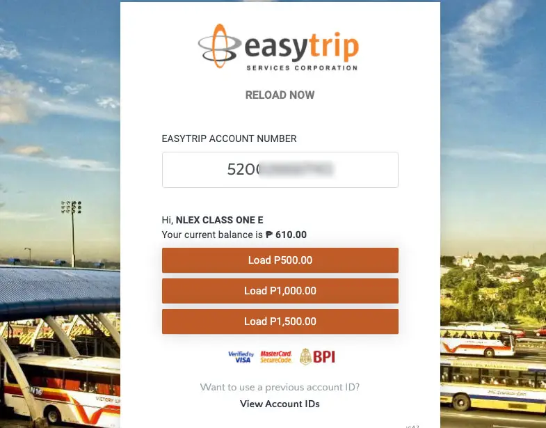 Easytrip balance