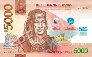 5000 peso bill