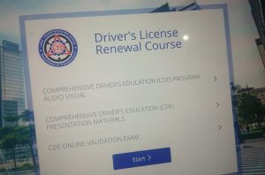 How to get Comprehensive Driver’s Education (CDE) Certificate