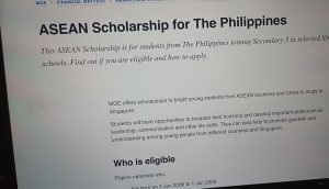 ASEAN Scholarship Singapore