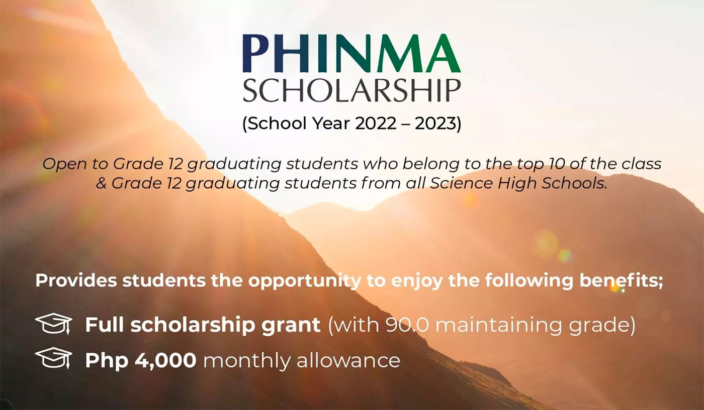 PHINMA Scholarship Program SY 2022-2023 PHINMA Scholarship