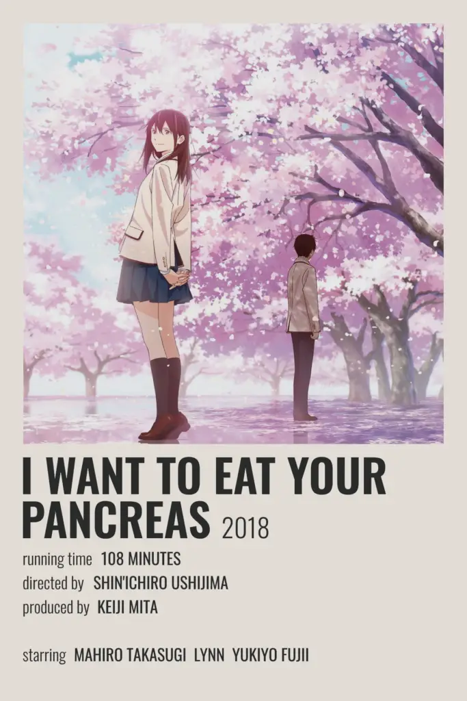 I WANT TO EAT YOUR PANCREAS/LET ME EAT YOUR PANCREAS
