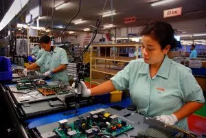 Taiwan factory worker