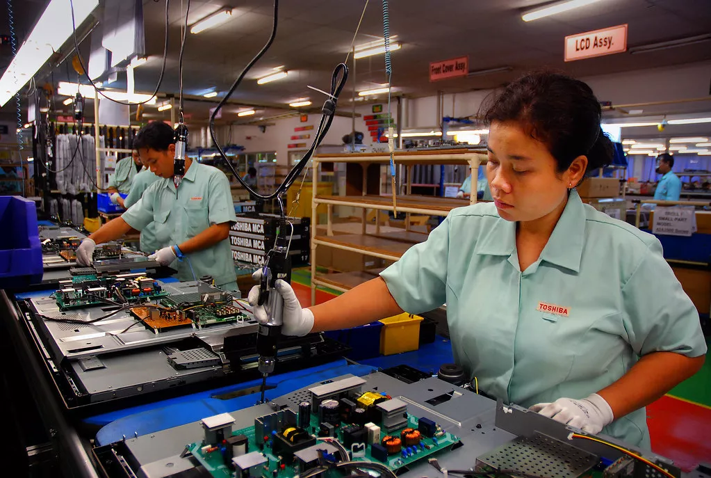 Taiwan factory worker