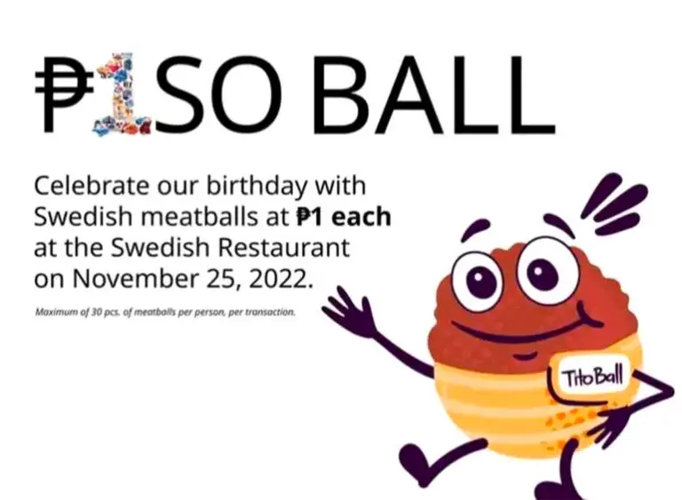 IKEA Piso Meatballs Announcement Philippines