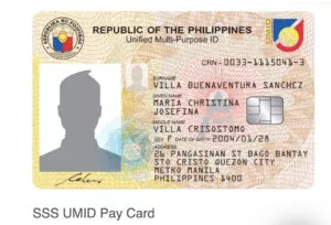 UMID Pay Card
