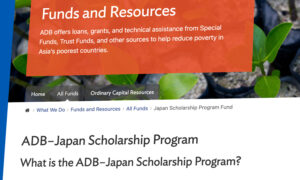 ADB Japan Scholarship Program