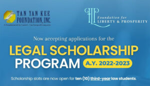 Legal Scholarship Program AY 2022-2023