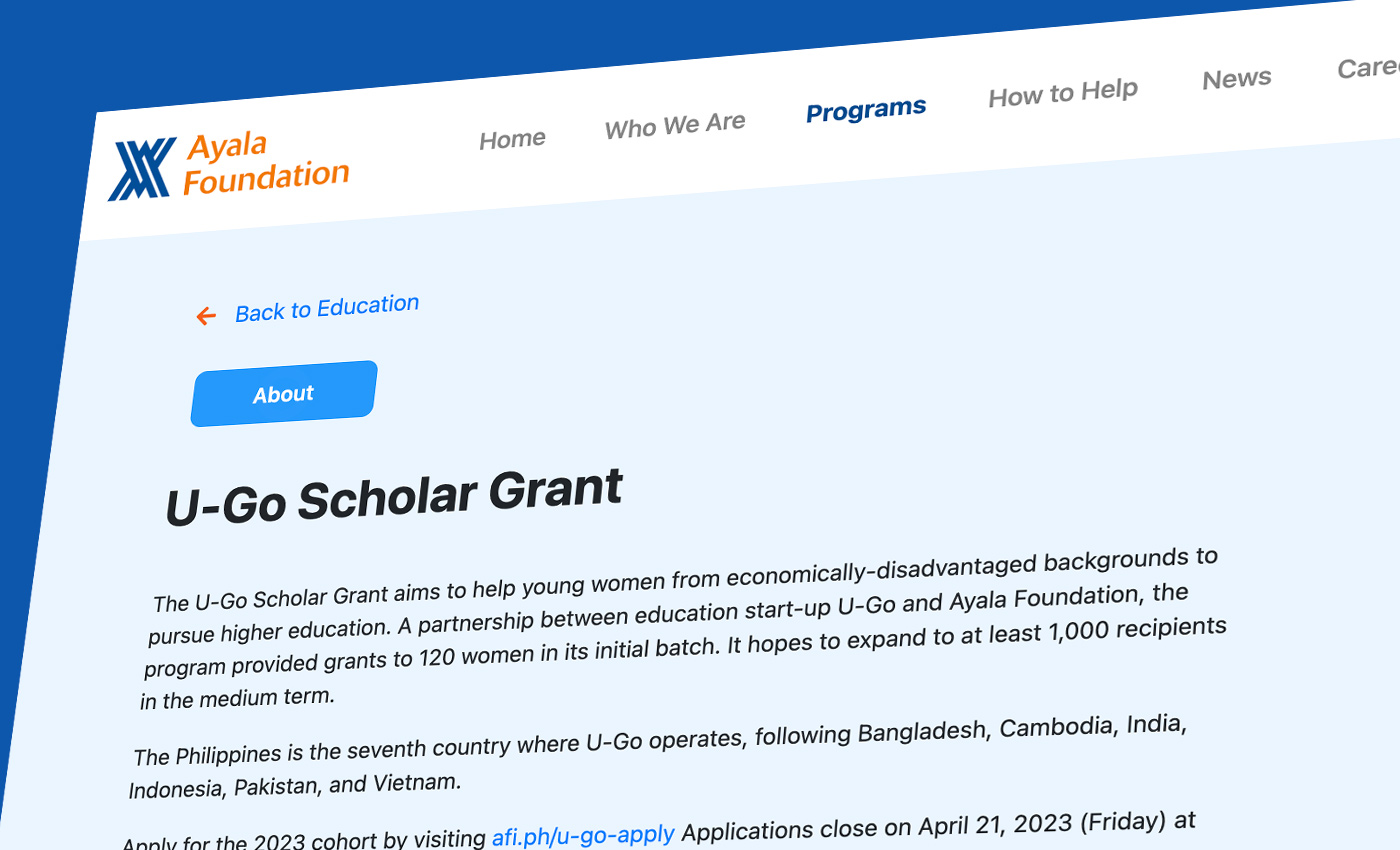 Ayala Foundation Scholarship