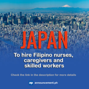 Japan to hire nurses and skilled workers