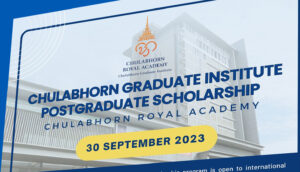 Chulabhorn Graduate Institute Postgraduate Scholarship