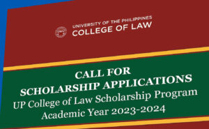 UP College of Law Scholarship
