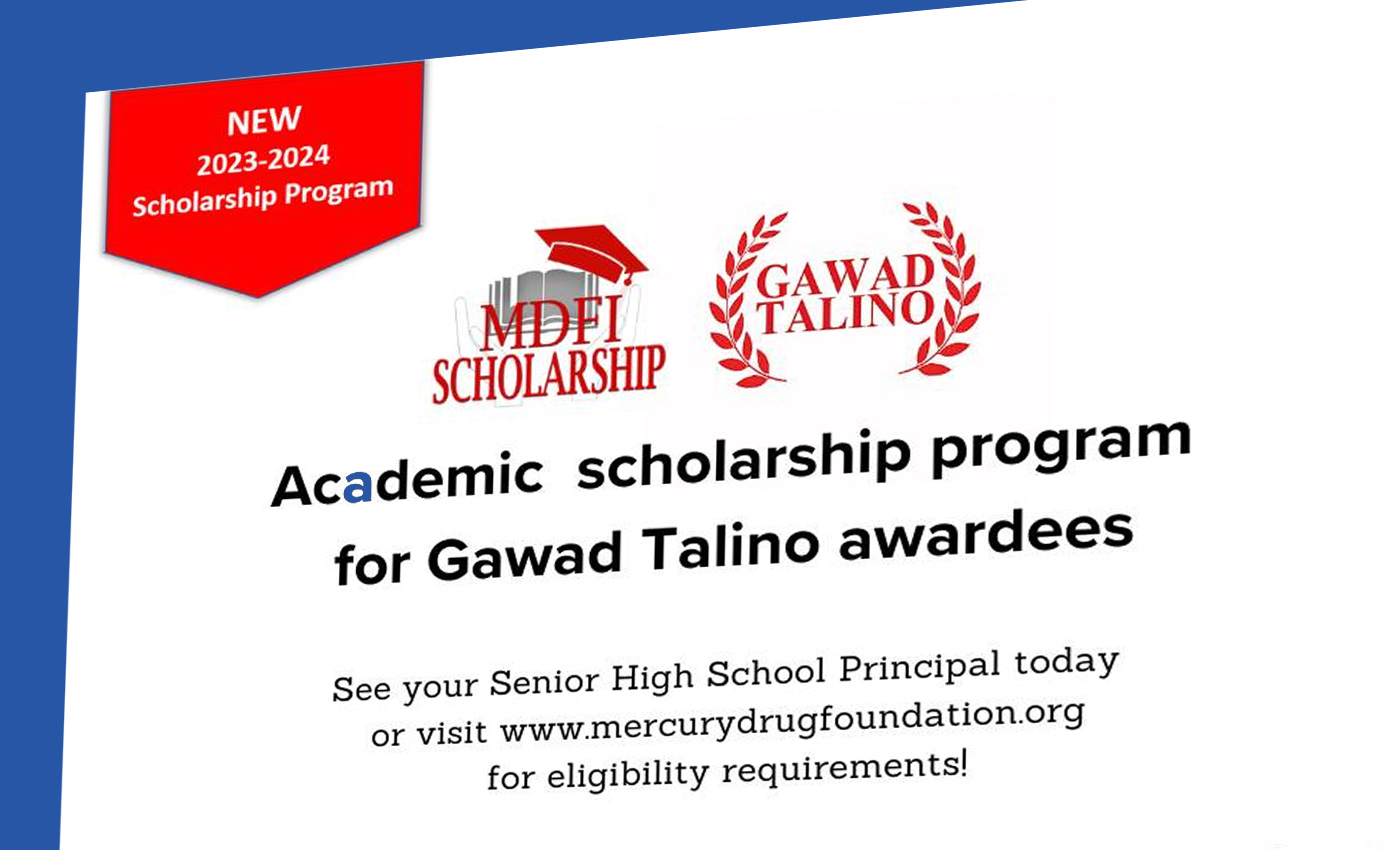 Mecury Drug Gawad Talino Scholarship Program