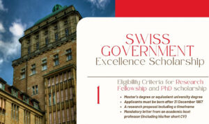 Switzerland Government Scholarship