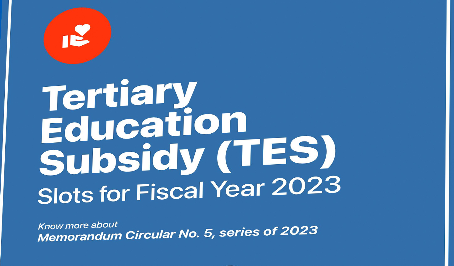 CHED-UniFAST (TES) Slots For Fiscal Year 2023