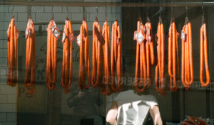 Japan Factory Workers Meat Processing Hotdog