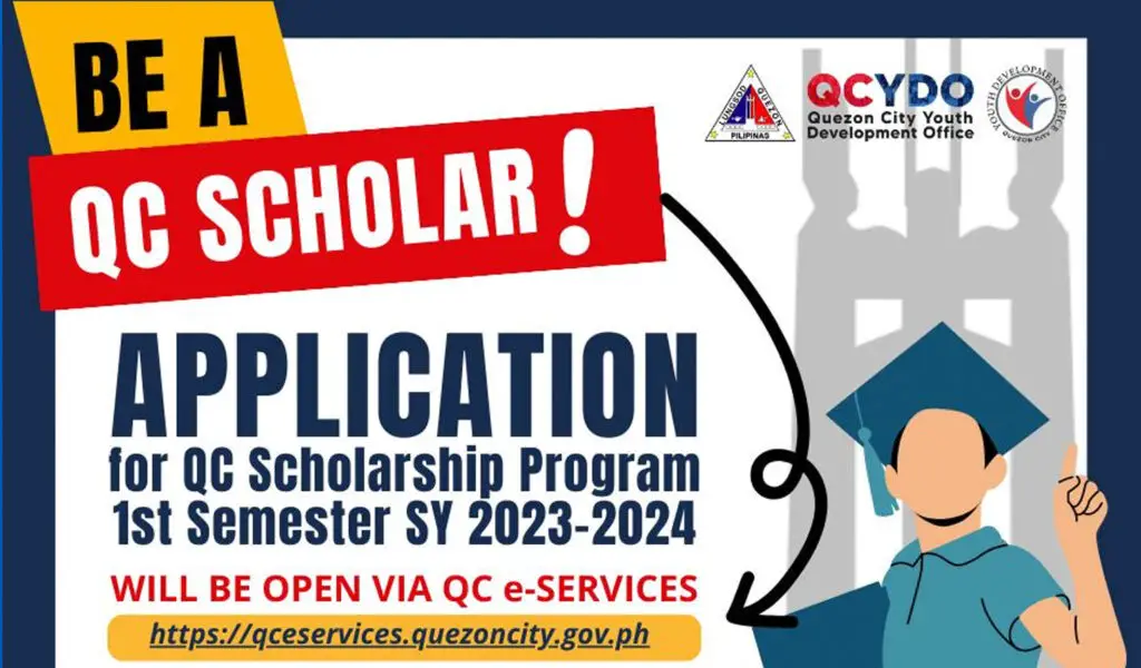 Quezon City Scholarship Programs for AY 20232024 Announcement