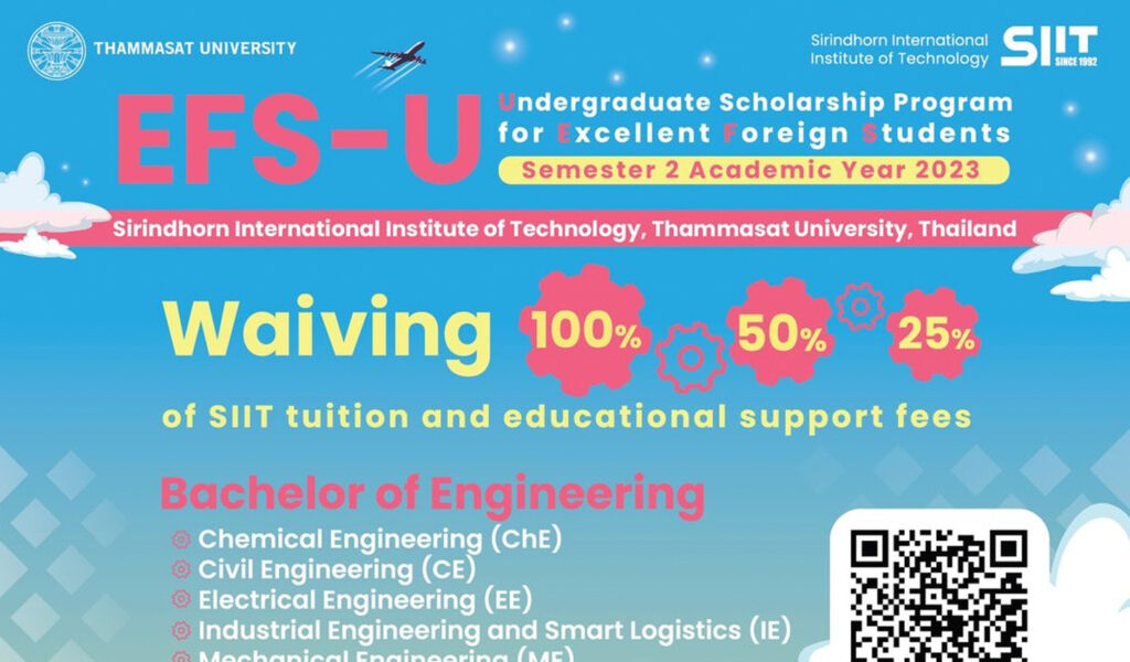 Thailand Scholarship Program For Bachelor's Studies Announcement