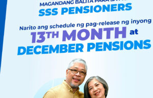 SSS 13th month pensions