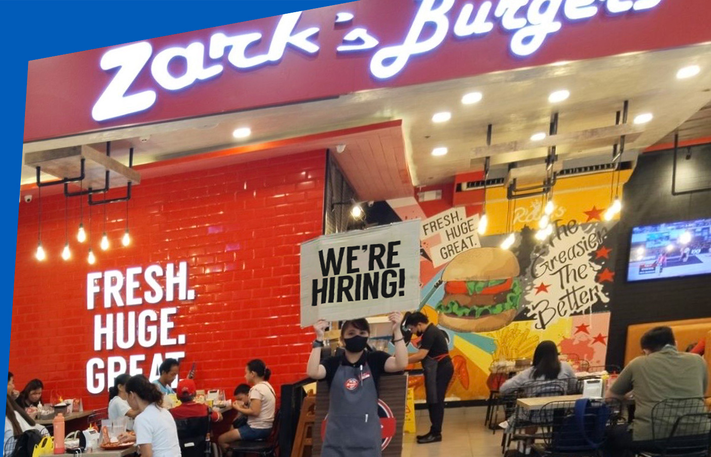 Zarks Burger is Hiring