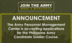 2024 Philippine Army Candidate Soldier Course