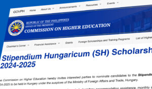 CHED Stipendium Hungaricum (SH) Scholarship Program