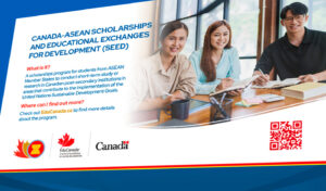 Canada-ASEAN Scholarships And Educational Exchanges