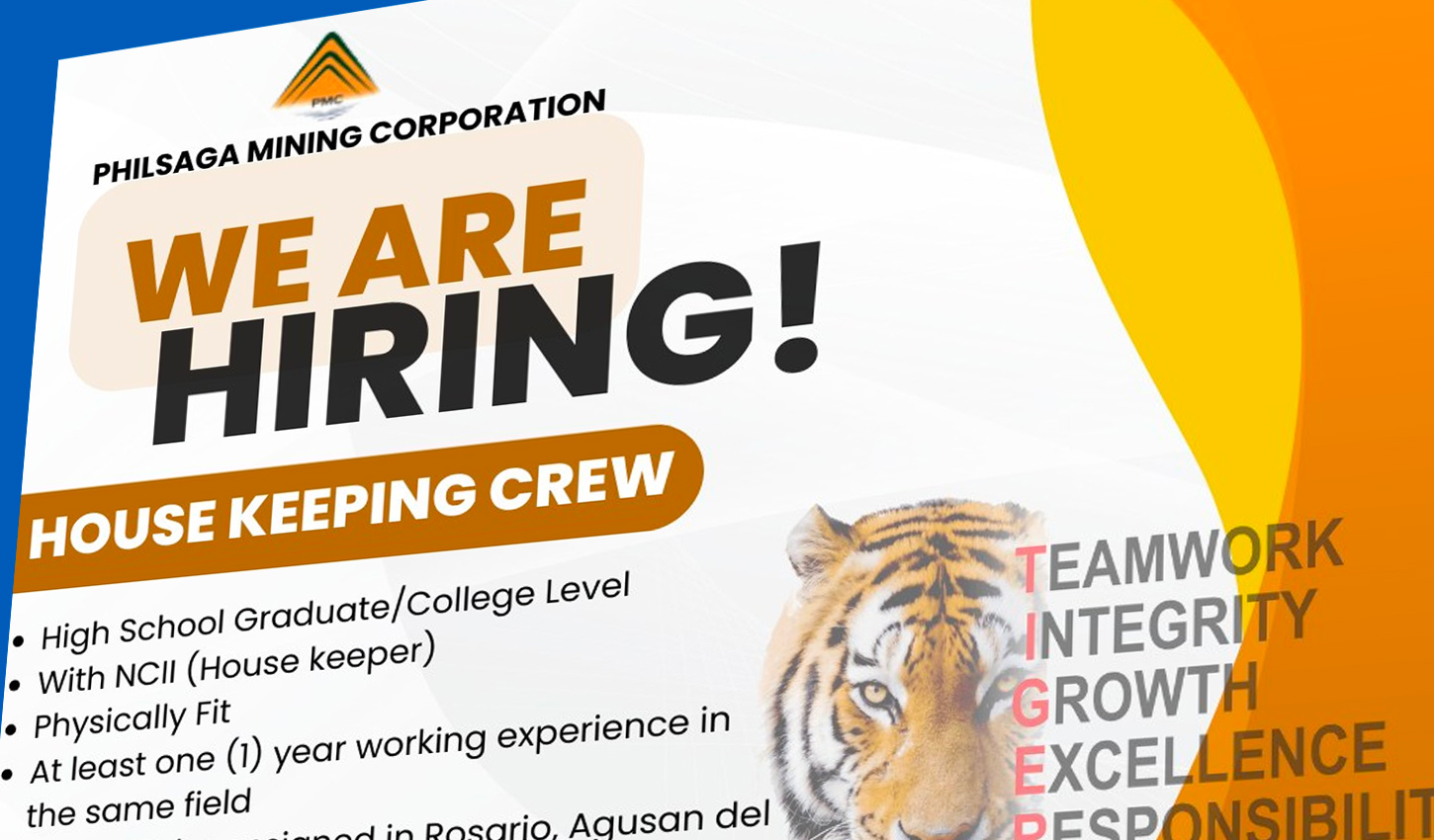 PhilSaga Mining Corporation Is Hiring