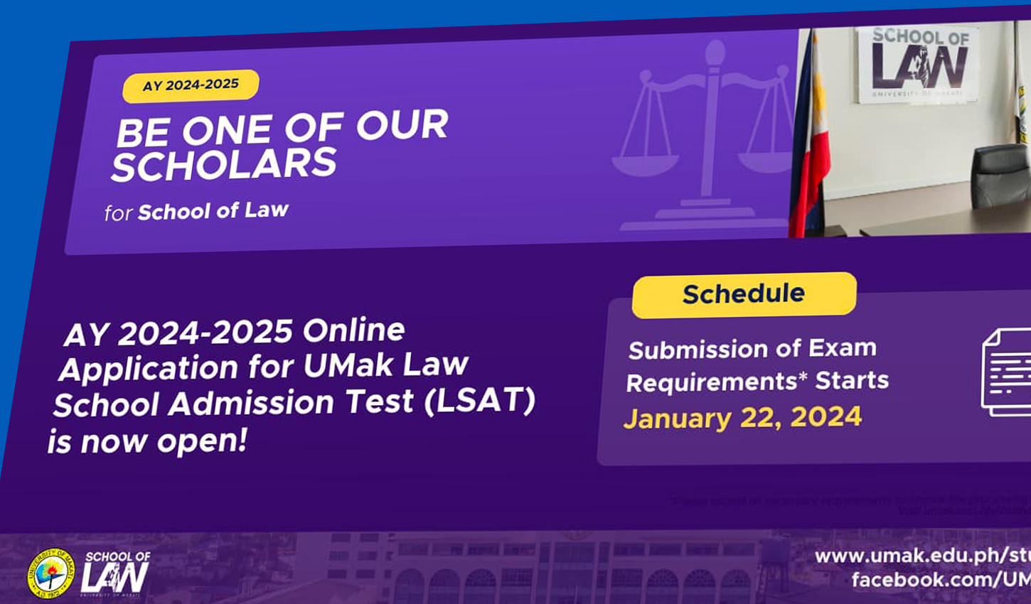 Be One Of Their Scholars: UMak School Of Law Scholarship Program AY ...