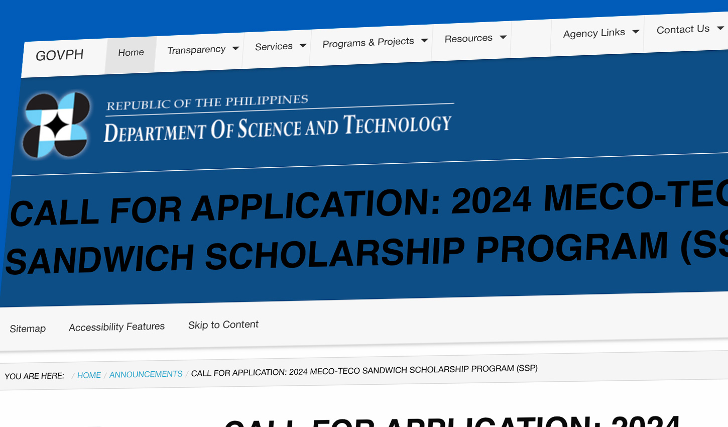 2024 MECO-TECO SANDWICH SCHOLARSHIP PROGRAM