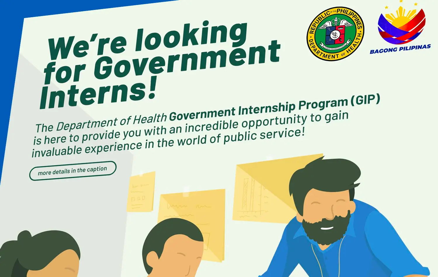 Call For Applicants Department Of Health (DOH) Is Hiring Interns Under