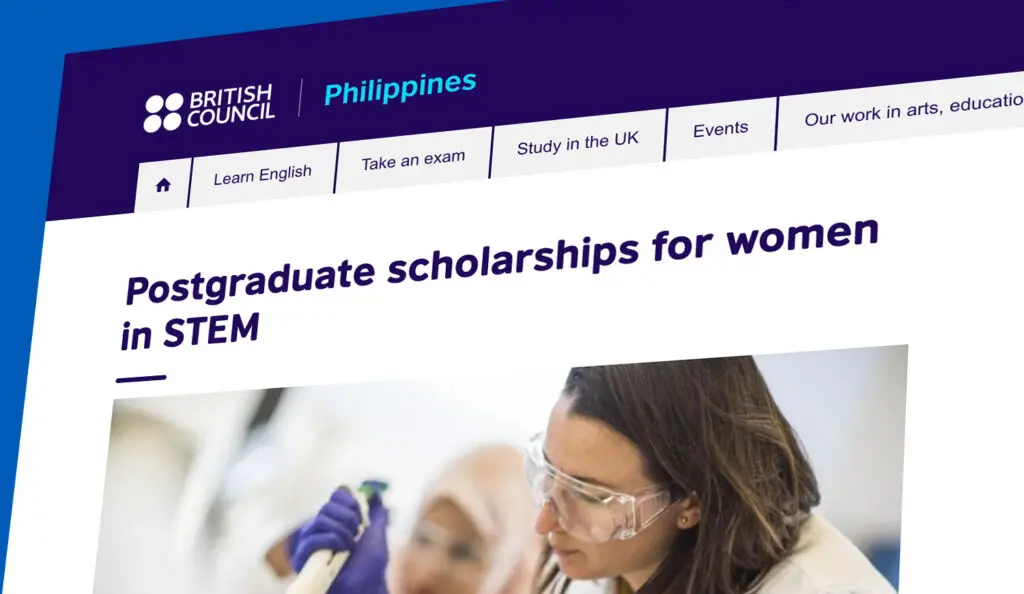 2024 Postgraduate Scholarships For Women In STEM Announcement Philippines