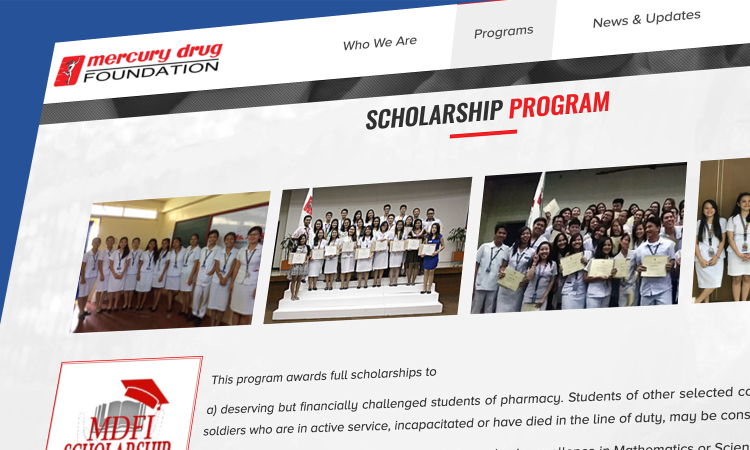 FULL SCHOLARSHIP: Mercury Drug Foundation, Inc. Scholarship Program For ...