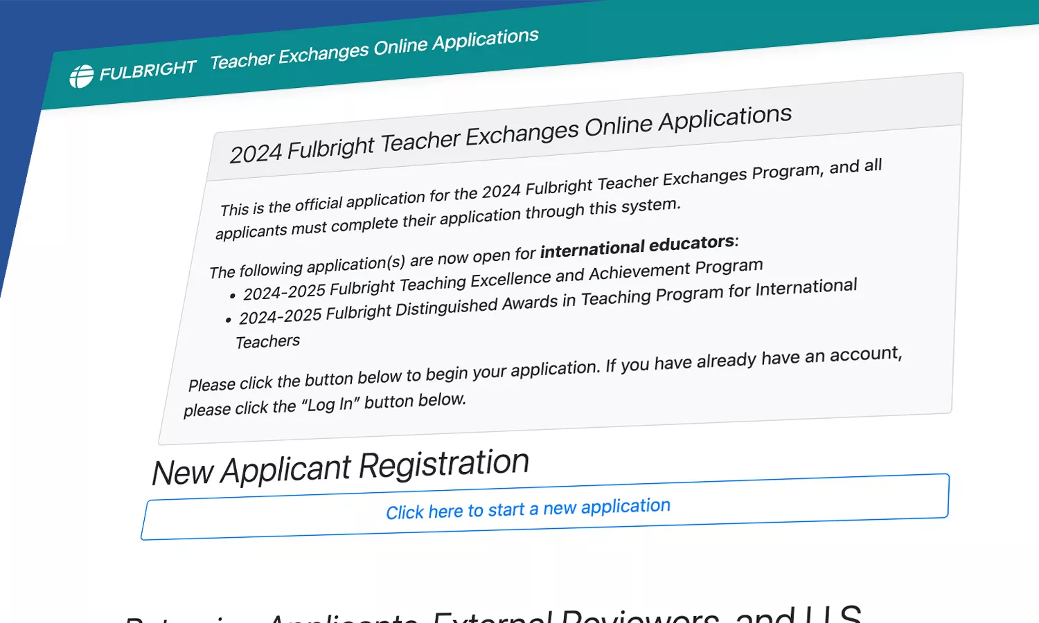 Fulbright Distinguished Awards in Teaching Program