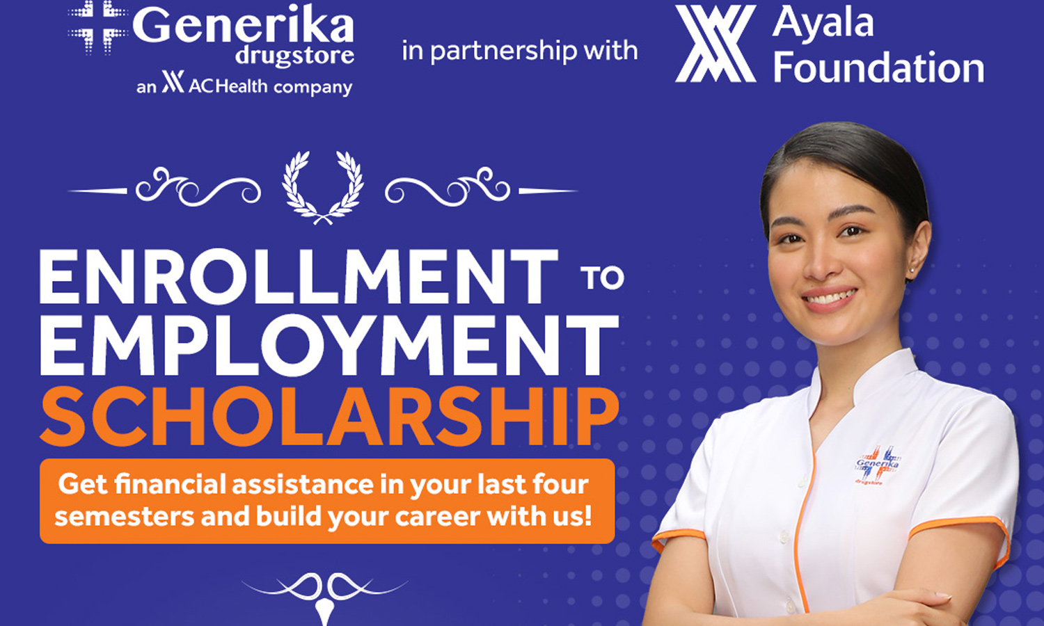 Generika Drugstore opens enrollment to employment scholarship program Generika Drugstore enrollment to employment program
