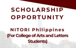 Nitori Philippines Scholarship