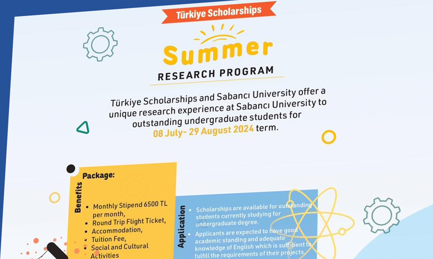 Turkey offers summer research program