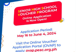 DepEd Senior High School (SHS) Voucher Program