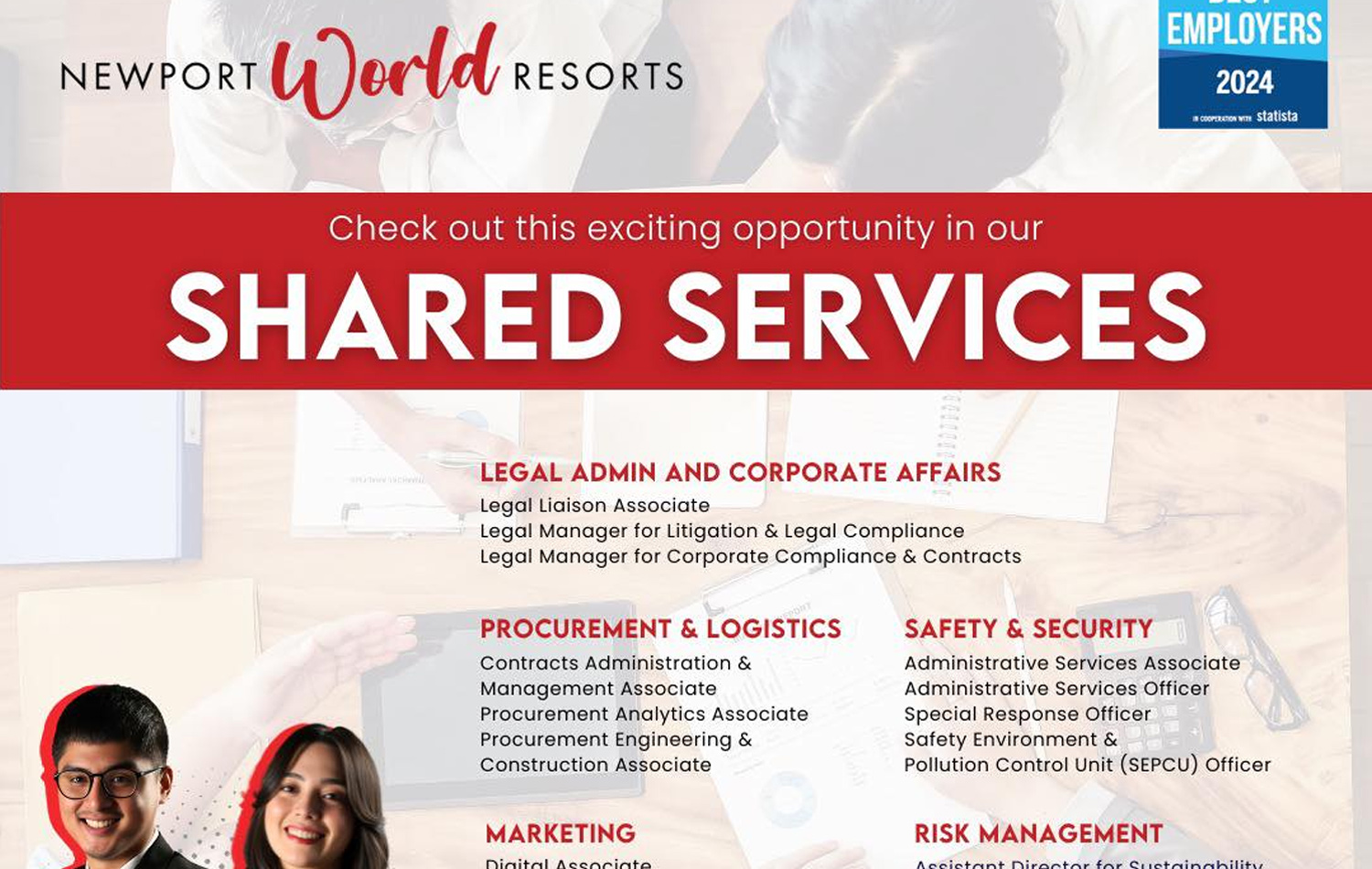 Newport World Resorts is Hiring