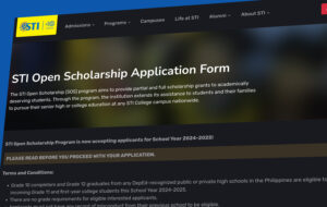 STI Open Scholarship Program