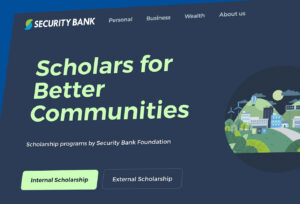 Security Bank scholarship Program