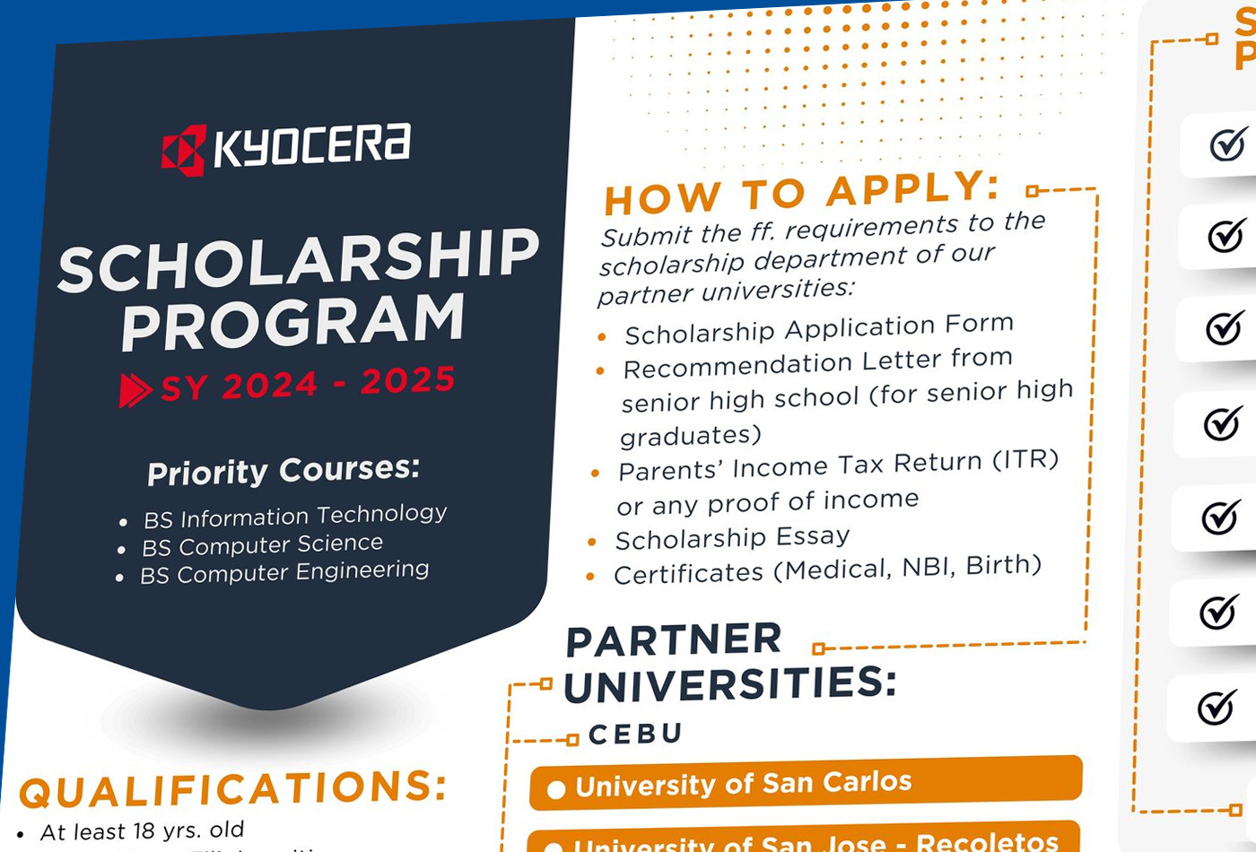 Kyocera Scholarship Program